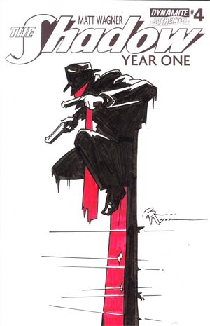 Shadow Year One #4 Cover H Incentive Brennan Wagner Hand-Drawn Original Sketch Cover