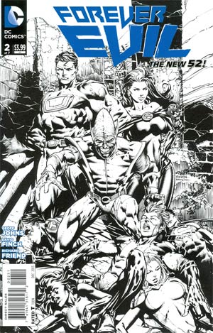 Forever Evil #2 Cover G Incentive David Finch Sketch Cover