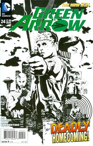 Green Arrow Vol 6 #24 Cover B Incentive Andrea Sorrentino Sketch Cover