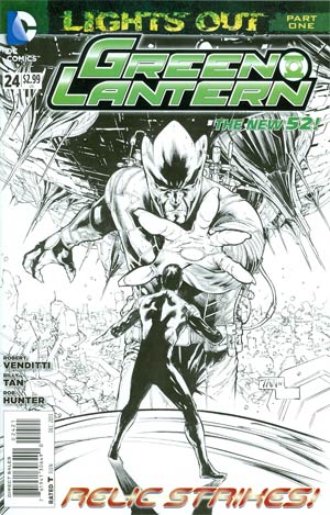 Green Lantern Vol 5 #24 Cover D Incentive Billy Tan Sketch Cover (Lights Out Part 1)