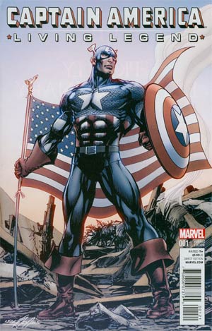 Captain America Living Legend #1 Cover B Incentive Neal Adams Variant Cover