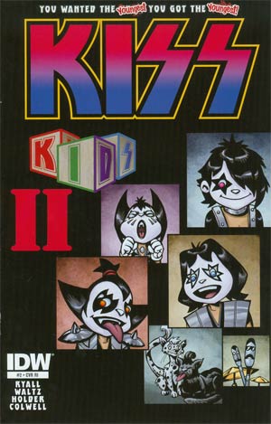 KISS Kids #2 Cover B Incentive Jose Holder KISS Kids Album Variant Cover