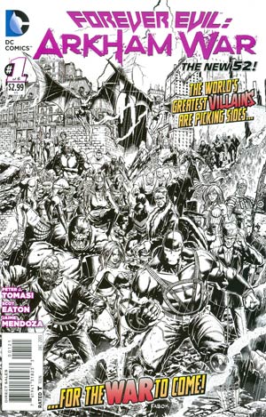 Forever Evil Arkham War #1 Cover B Incentive Jason Fabok Sketch Cover