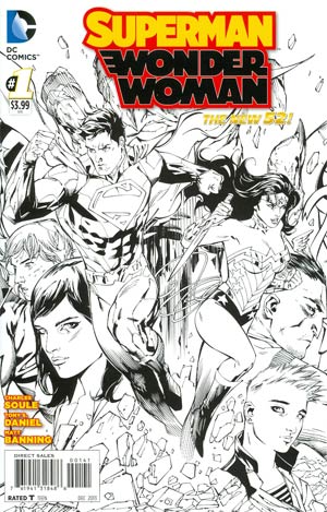 Superman Wonder Woman #1 Cover G Incentive Tony S Daniel Sketch Cover