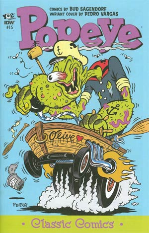Classic Popeye #15 Cover B Incentive Johnny Ramone In A Popeye T-Shirt Photo Variant Cover