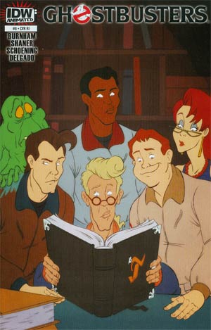 New Ghostbusters #8 Cover B Incentive Dan Schoening IDW Gets Animated Variant Cover