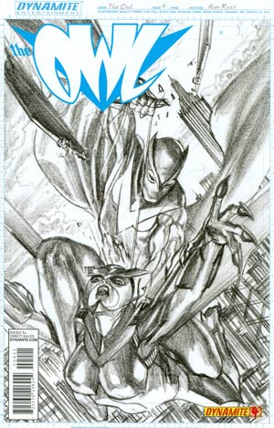 Owl Vol 2 #4 Cover C Incentive Alex Ross Black & White Cover