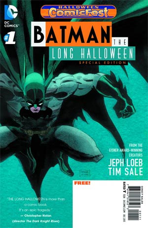 HCF 2013 Batman The Long Halloween #1 Special Edition