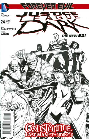 Justice League Dark #24 Cover B Incentive Mikel Janin Sketch Cover (Forever Evil Tie-In) Recommended Back Issues