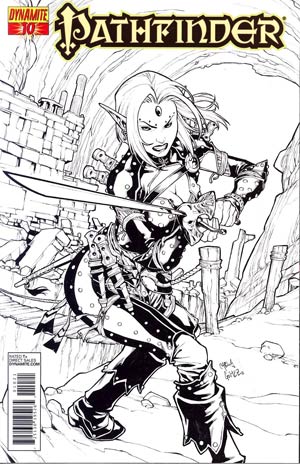 Pathfinder #10 Cover C Incentive Carlos Gomez Black & White Cover