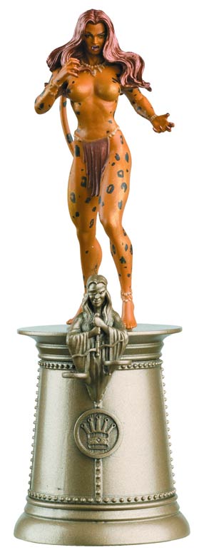 DC Superhero Chess Figure Collector Magazine #52 Cheetah Black Queen