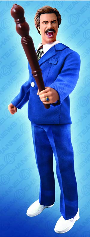 Anchorman Battle-Ready 8-Inch Action Figure - Ron Burgundy