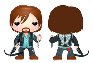POP Walking Dead Biker Daryl Previews Exclusive Vinyl Figure Regular Version