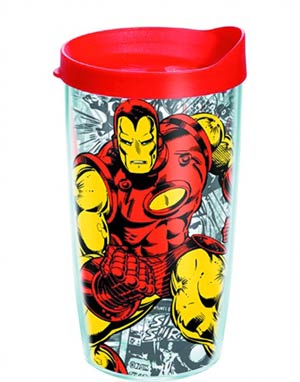 Tervis Classic Iron Man Wrap With Lid 10-Ounce Tumbler