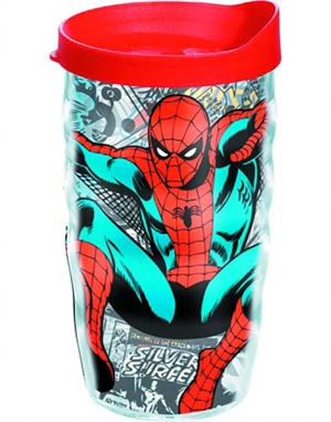 Tervis Classic Spider-Man Wrap With Lid 10-Ounce Wavy Tumbler