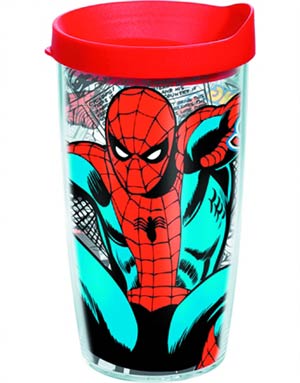 Tervis Classic Spider-Man Wrap With Lid 16-Ounce Tumbler