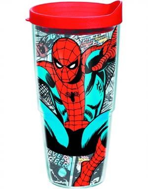 Tervis Classic Spider-Man Wrap With Lid 24-Ounce Tumbler