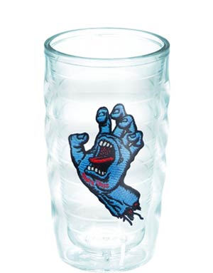 Tervis Santa Cruz Skateboards Screaming Hand Logo 10-Ounce Wavy Tumbler