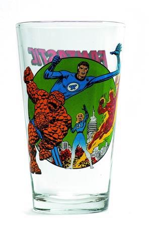Marvel Heroes Toon Tumblers Pint Glass - Fantastic Four