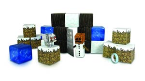 Minecraft Papercraft Snow 100-Piece Set Case