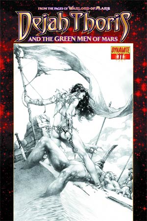 Dejah Thoris And The Green Men Of Mars #11 Cover B Variant Jay Anacleto Black & White Subscription Cover