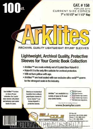 Bill Cole ARKLITES Current Age Size 1-mm Mylar Bags 100-Count