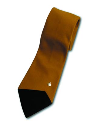 Star Trek The Next Generation Necktie With Magnetic Emblem - Mustard (Data)