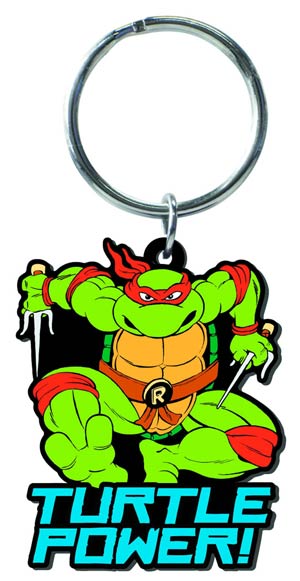 Teenage Mutant Ninja Turtles Soft Touch Keyring - Raphael