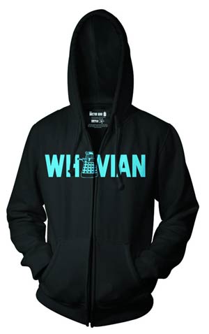 Doctor Who Whovian Dalek Zip Hoodie Small