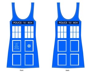 Doctor Who Spirit TARDIS Dress Medium