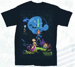 Bravest Warriors Heroes Journey T-Shirt Large