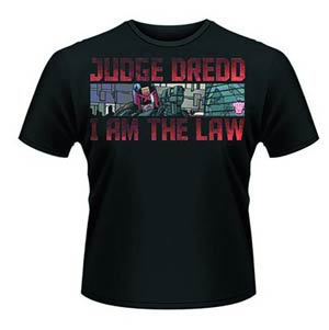 Judge Dredd Gun Black T-Shirt Large