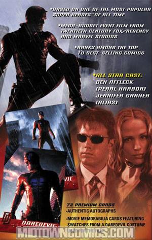 Daredevil Movie Trading Cards Pack
