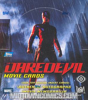 Daredevil Movie Trading Cards Box