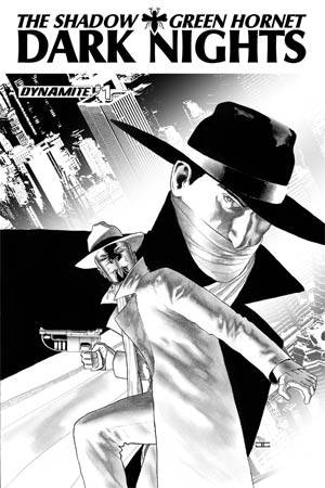 Shadow Green Hornet Dark Nights #1 Cover D High-End John Cassaday Black & White Ultra-Limited Cover (ONLY 50 COPIES IN EXISTENCE!)