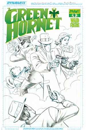 Mark Waids Green Hornet #4 Cover F High-End Paolo Rivera Artboard Ultra-Limited Cover (ONLY 25 COPIES IN EXISTENCE!)