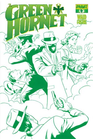 Mark Waids Green Hornet #4 Cover E High-End Paolo Rivera Emerald Green Ultra-Limited Cover (ONLY 50 COPIES IN EXISTENCE!)