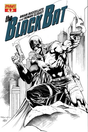 Black Bat #4 Cover F High-End Ardian Syaf Black & White Ultra-Limited Cover (ONLY 50 COPIES IN EXISTENCE!)