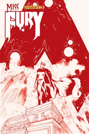 Miss Fury Vol 2 #5 Cover H High-End Billy Tan Blood Red Ultra-Limited Cover (ONLY 75 COPIES IN EXISTENCE!)