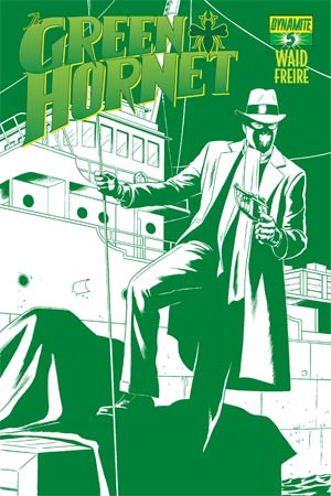 Mark Waids Green Hornet #5 Cover E High-End Paolo Rivera Emerald Green Ultra-Limited Cover (ONLY 50 COPIES IN EXISTENCE!)