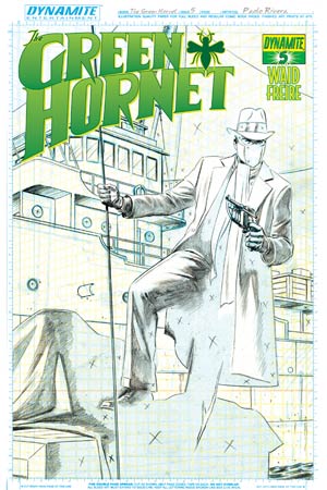 Mark Waids Green Hornet #5 Cover F High-End Paolo Rivera Art Board Ultra-Limited Cover (ONLY 25 COPIES IN EXISTENCE!)