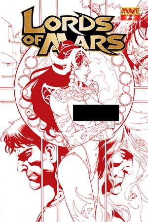 Lords Of Mars #2 Cover D High-End Fritz Casas Risque Red Ultra-Limited Cover (ONLY 50 COPIES IN EXISTENCE!)