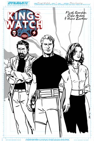 Kings Watch #1 Cover C High-End Marc Laming Flash Gordon Sketch Art Ultra-Limited Cover (ONLY 50 COPIES IN EXISTENCE!)