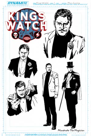 Kings Watch #1 Cover D High-End Marc Laming Mandrake Sketch Art Ultra-Limited Cover (ONLY 50 COPIES IN EXISTENCE!)