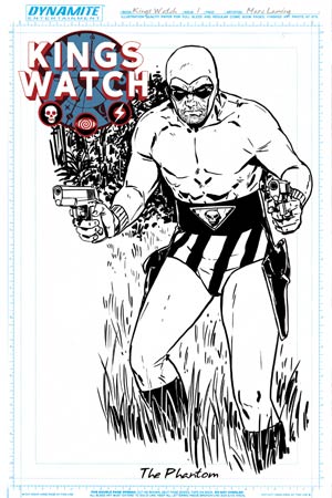 Kings Watch #1 Cover E High-End Marc Laming Phantom Sketch Art Ultra-Limited Cover (ONLY 50 COPIES IN EXISTENCE!)
