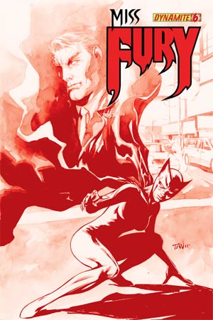 Miss Fury Vol 2 #6 Cover H High-End Billy Tan Blood Red Ultra-Limited Cover (ONLY 75 COPIES IN EXISTENCE!)