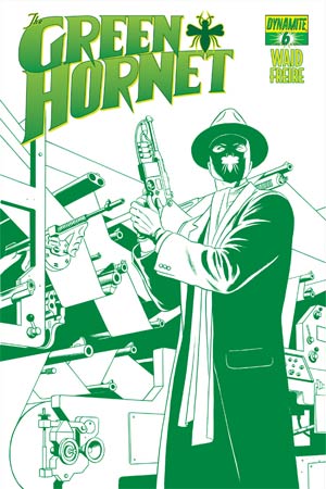 Mark Waids Green Hornet #6 Cover C High-End Paolo Rivera Emerald Green Ultra-Limited Cover (ONLY 50 COPIES IN EXISTENCE!)