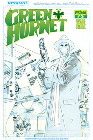 Mark Waids Green Hornet #6 Cover D High-End Paolo Rivera Art Board Ultra-Limited Cover (ONLY 25 COPIES IN EXISTENCE!)