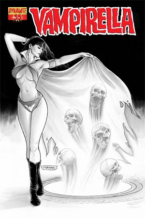 Vampirella Vol 4 #35 Cover C High-End Fabiano Neves Black & White Ultra-Limited Cover (ONLY 50 COPIES IN EXISTENCE!)