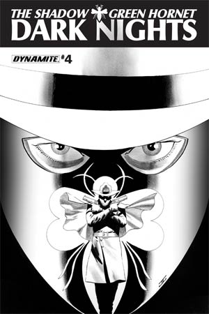 Shadow Green Hornet Dark Nights #4 Cover D High-End John Cassaday Black & White Ultra-Limited Cover (ONLY 50 COPIES IN EXISTENCE!)